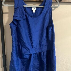 Elegant Blue Women's Tank Top - Anthropologie